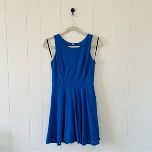 City Triangles Vibrant Blue Kids Formal Dress